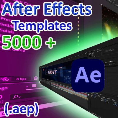 ​5000+ Adobe After Effects Templates (.aep)